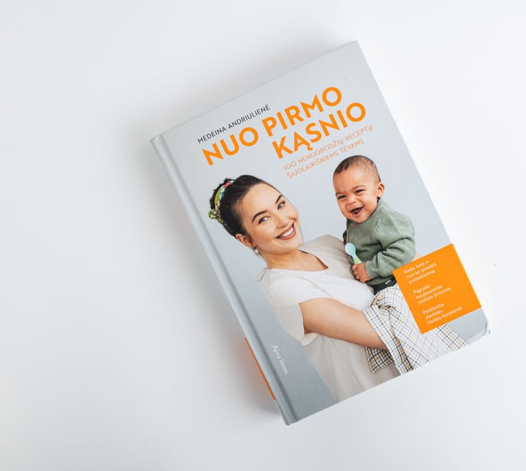 Medeina Andriulienė - Nuo pirmo kąsnio receptų knyga vaikams