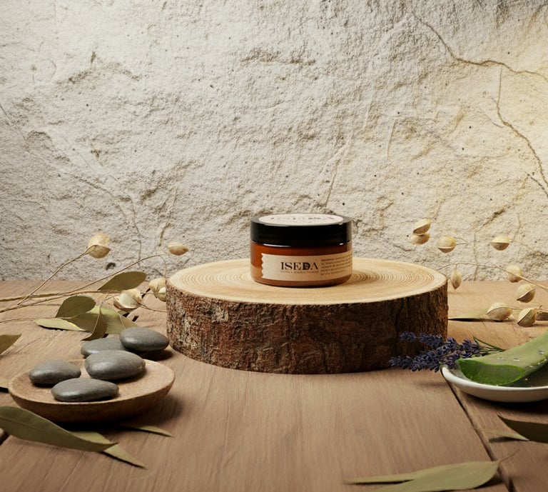 Discover organic face creams & balms from ISEDA: nutrient-rich formulas made in Victoria with botanical extracts, plant oils 