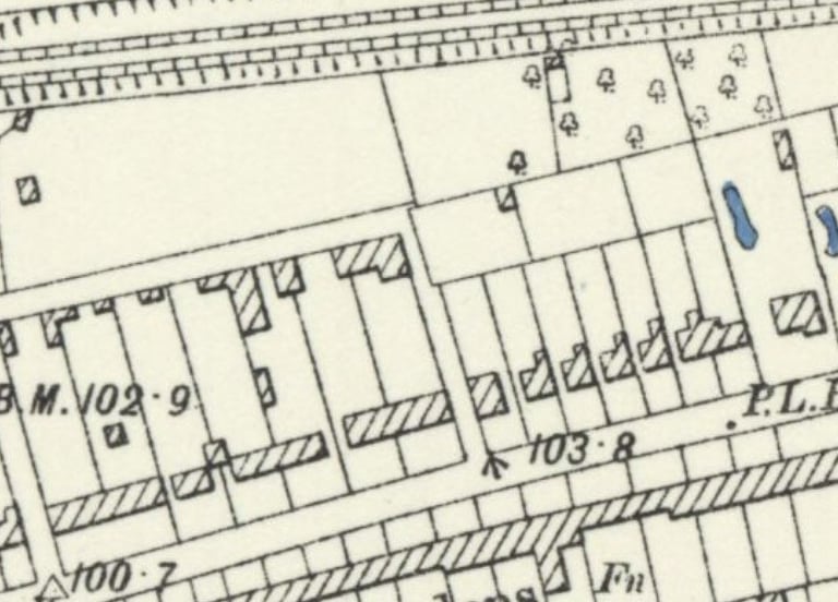 extract from an historic ordnance survey map