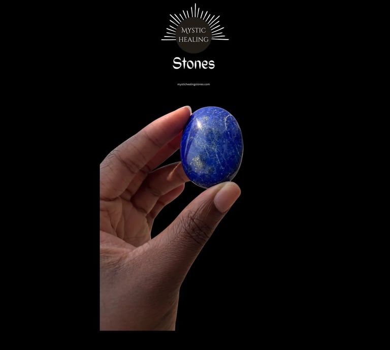 Lapis Lazuli Palm Stone