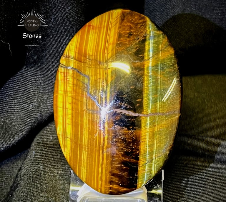 Tiger’s Eye Palm Stone