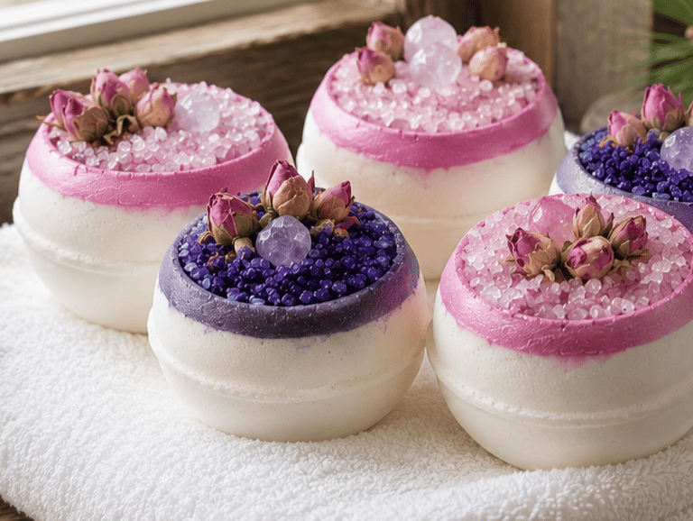 Crystal Bath Bombs + mineral sa;ts