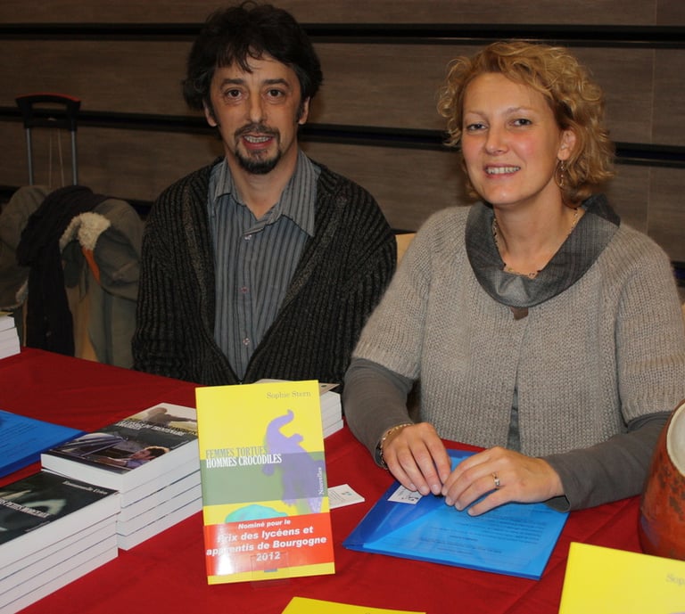 Sophie Stern, écrivaine, Pascal Arnaud, éditeur, dédicace, Finaliste prix littéraire