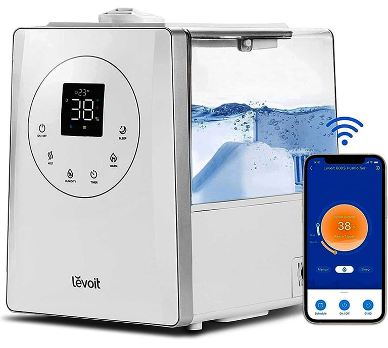 LEVOIT Top-Fill Humidificador Ultrasónico 3L de Aromas, Silencioso 