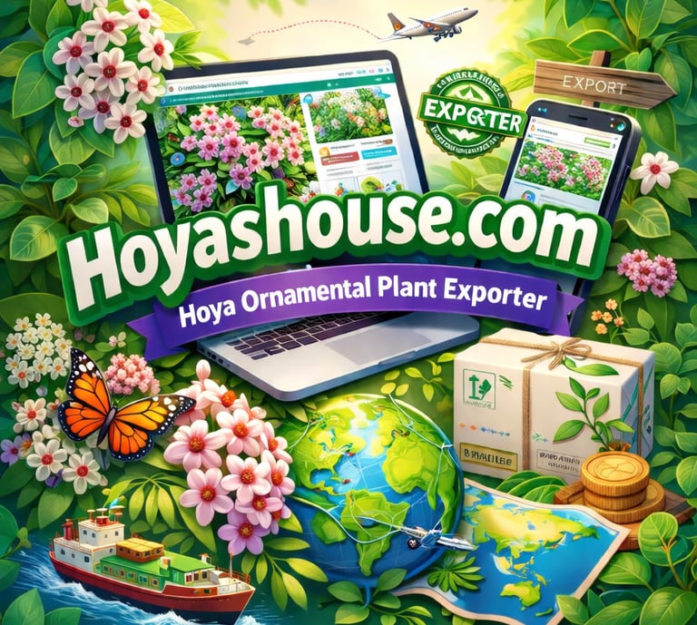 About Hoyashouse, Indonesian Hoya nursery and plant exporter