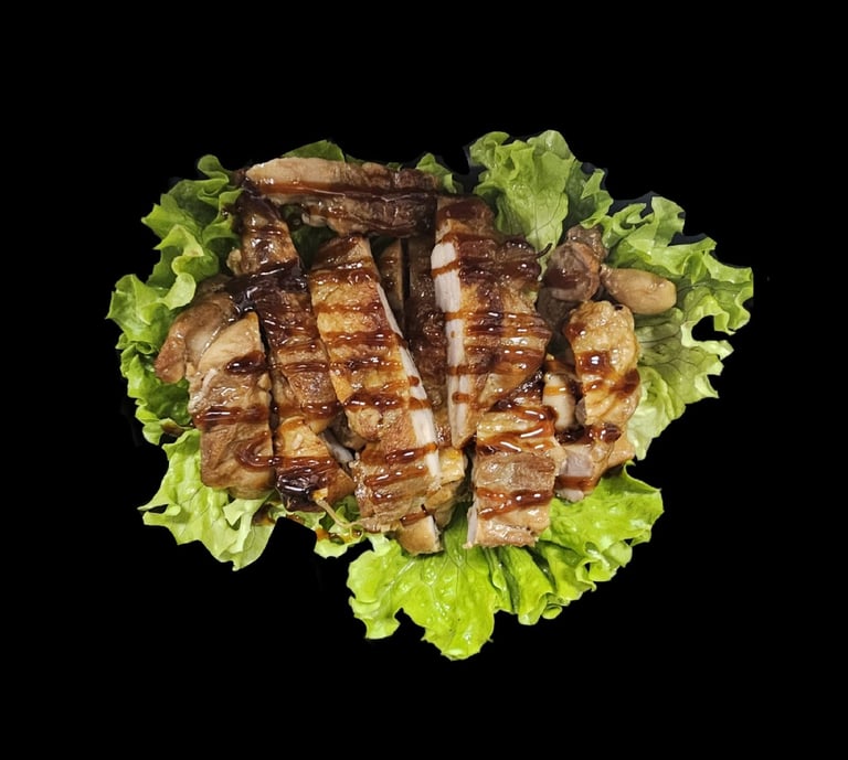 a plate of food with rice and vegetables