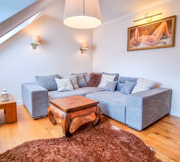 Luxuriöse Ferienwohnung in Coburg mit gemütlichem Wohnzimmer