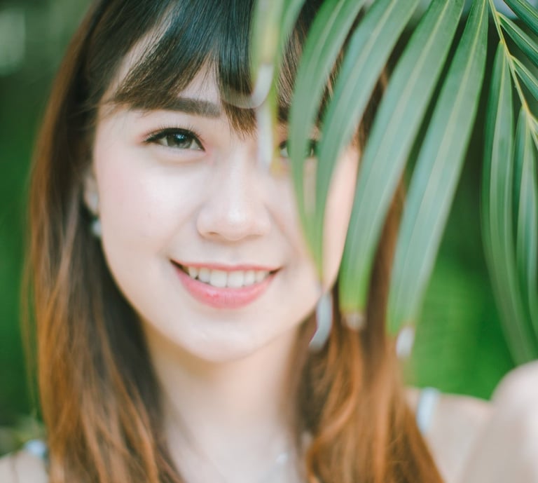 Female portrait during intimate couple session at Sofitel Bali Nusa Dua Beach Resort.