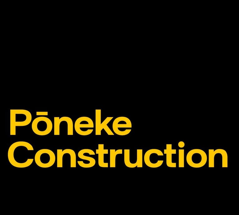 Pōneke Construction logo