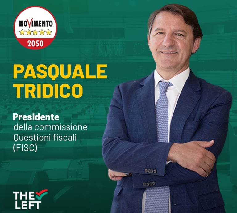 Pasquale Tridico the left M5S