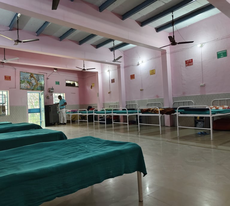 inside of the rehabilitation center