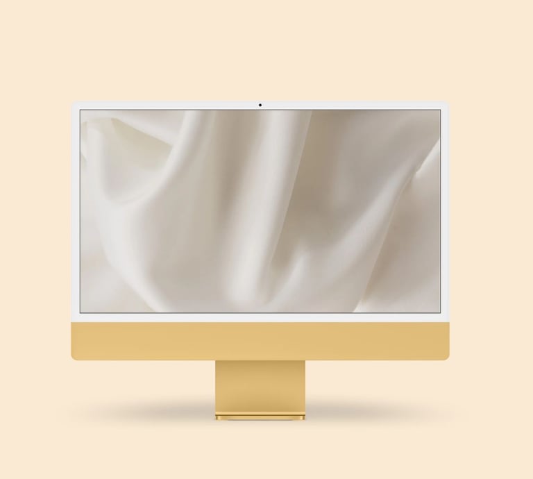 a computer monitor screen with a picture of a computer screen