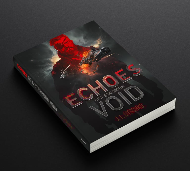 a book cover of a book with a red background