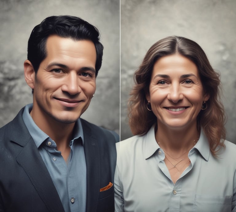 Henar Moreno y Jose Bayon