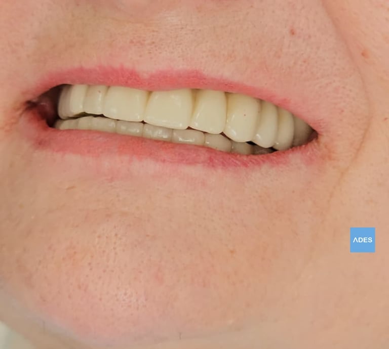 Sonrisa después de implantes en Badajoz