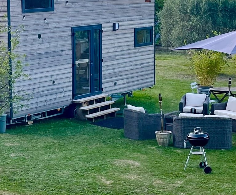 Espace extérieur Tiny-house Saignon