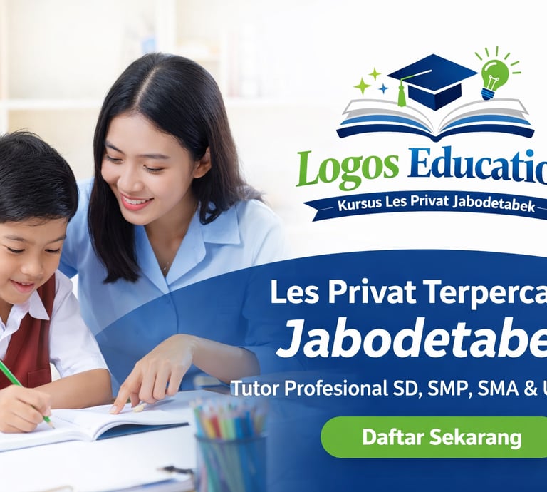 Logos Education Les Privat Terpercaya Jabodetabek dengan Metode Belajar Terarah, Efekti