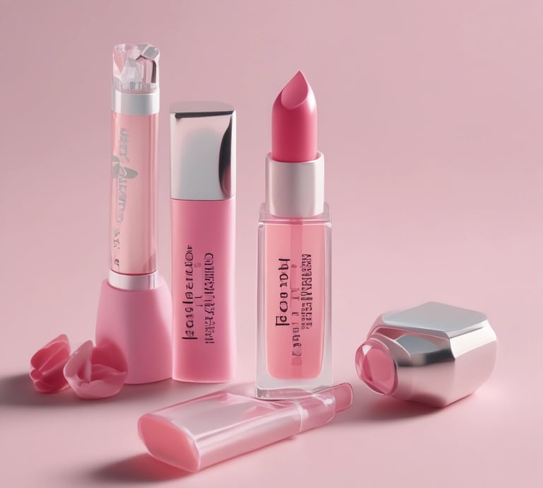 A smiling girl holding a bottle of cleanser with fresh morning light in a pastel-colored room.