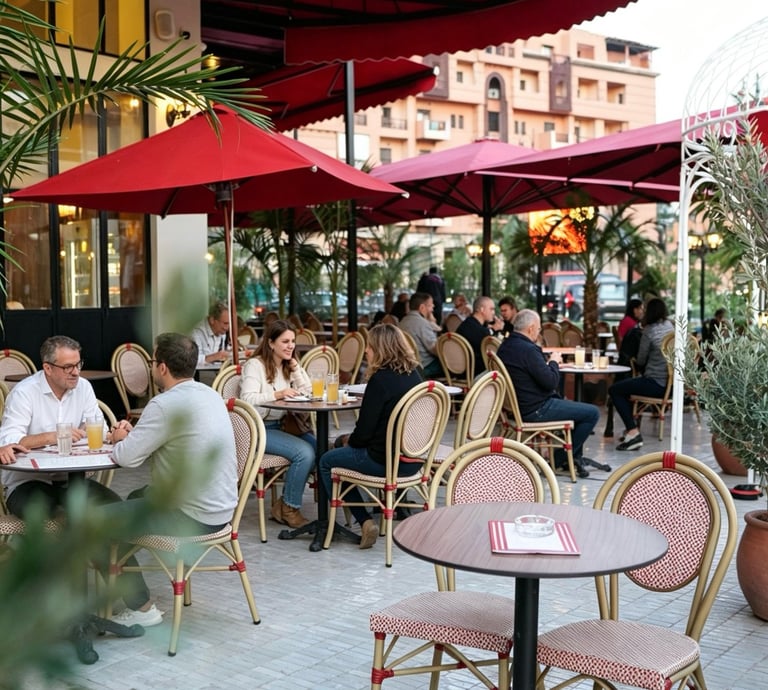 Intérieur La Rotonde Marrakech