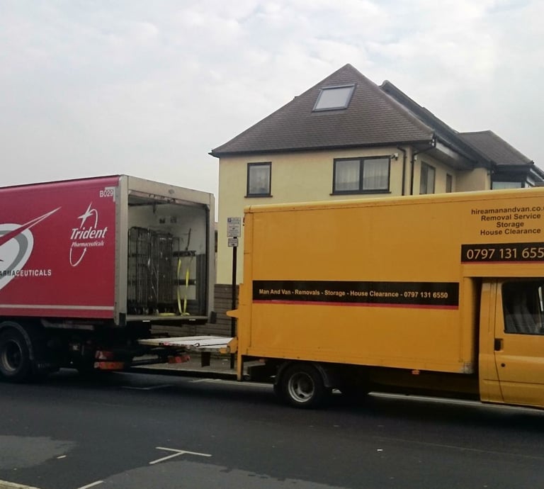 Man and Van linking up with a nationwide removal service