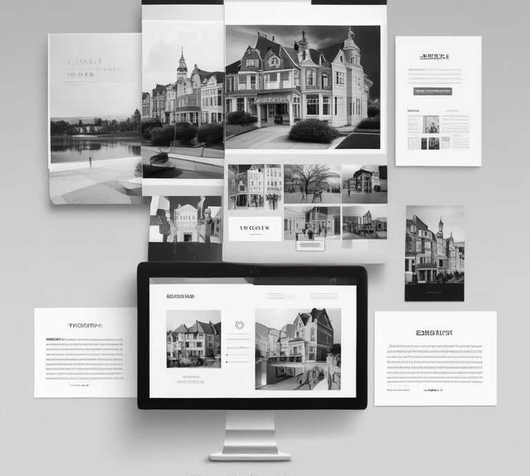 Glass-fronted building with reflections of the sky and nearby structures. Rows of greenery are integrated into the design above the windows. Large text on the building's facade reads 'Transforming Business for Good.'