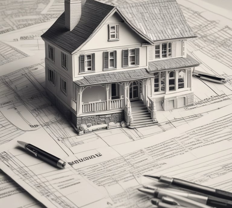 A dimly lit urban scene at night featuring a brick building with a faded sign that reads '6 MONTHS SAME AS CASH.' The street is wet, possibly from rain, and illuminated by the glow of streetlights. A construction crane is visible in the background, along with parked cars and a fenced parking area.