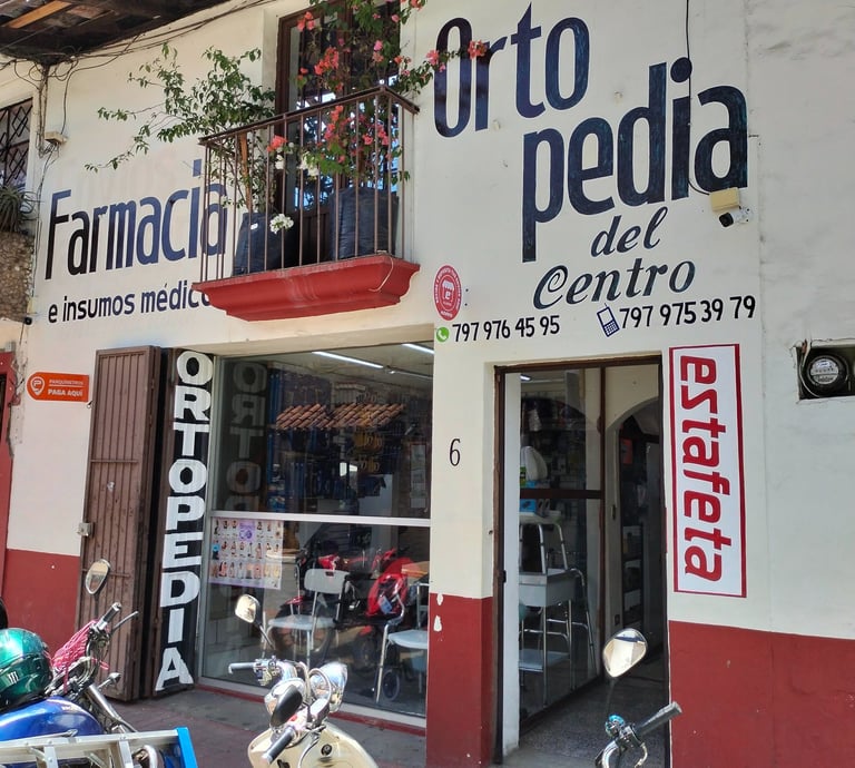 Fachada oficinas Estafeta Centro Zacatlán