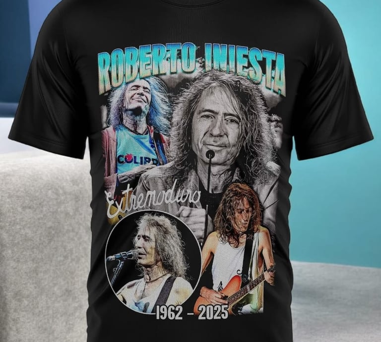 camiseta especial homenaje a Roberto Iniesta de Extremoduro