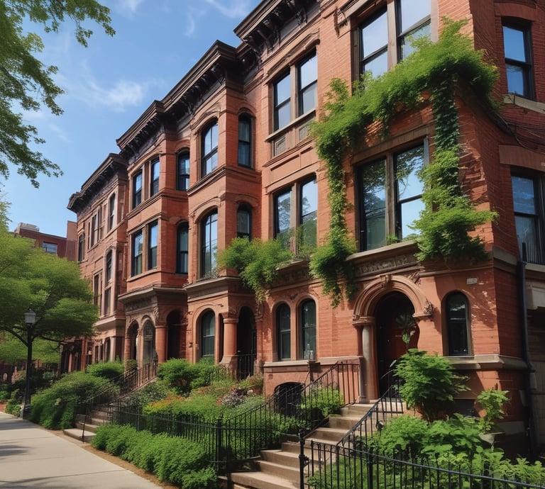 A luxurious beachfront property with a large, elegant building set behind a pristine sandy beach. Palm trees and small thatched structures provide shade along the shoreline. The sea in the foreground is calm and blue, contrasting with the light-colored architecture of the estate.