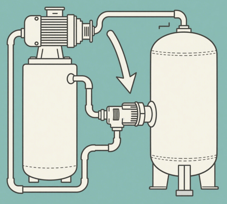 air compressor check valve flow chart
