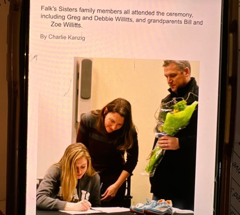 Zoe Falk is the daughter of Shannon Falk