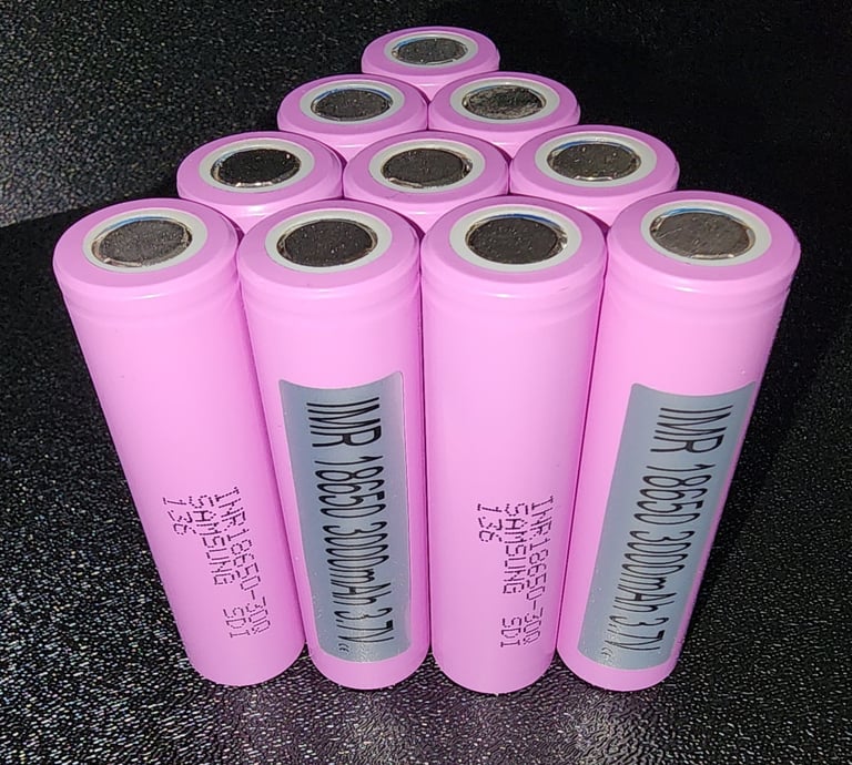 18650 rechargeable lithium ion batteries