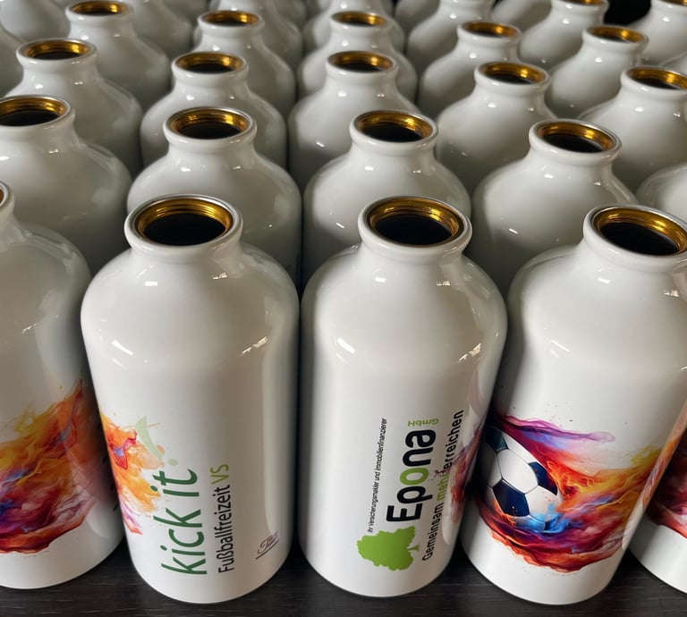 Bedruckte tassen becher Flaschen