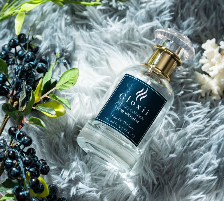 SECRET GARDEN by Gloxii luxury floral fragrance product image.”