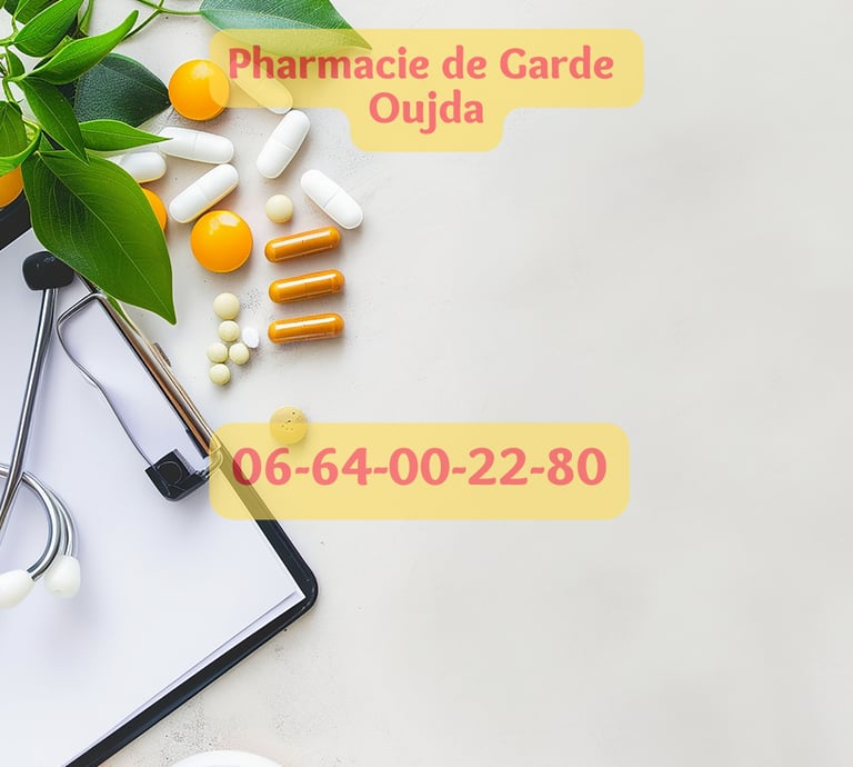 Pharmacies de garde à Oujda