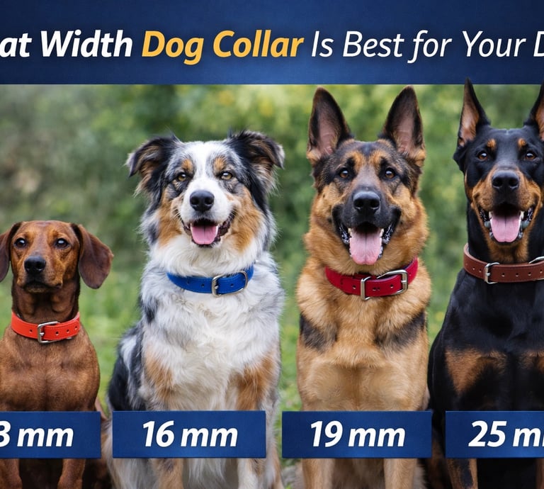 Koja je najbolja širina povodca Luido pet gear