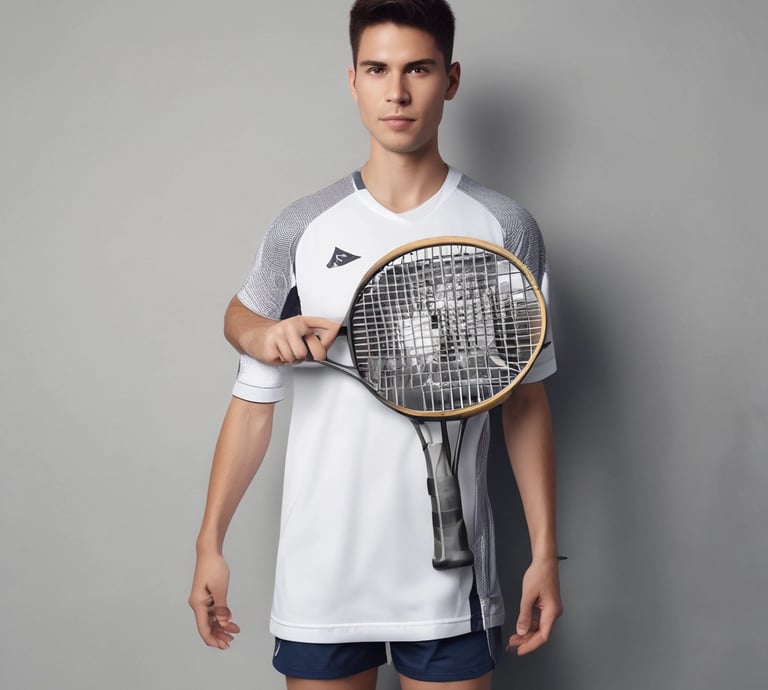 a folded brochure with a black and white photo