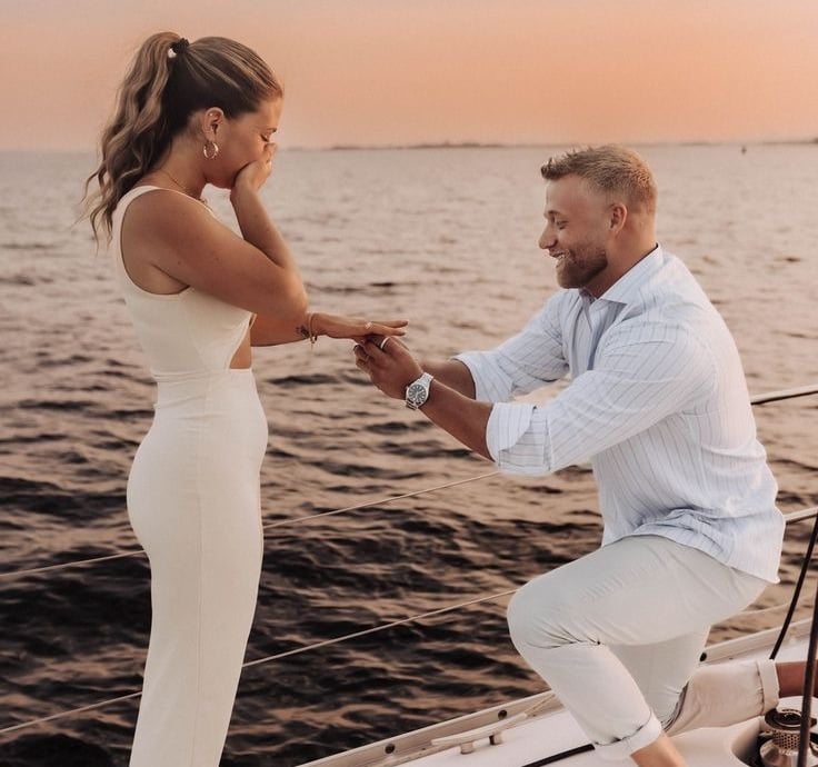 Propuesta matrimonio en yate