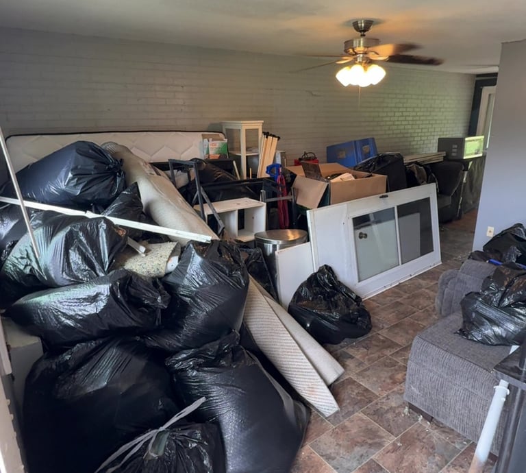 Couch removal during junk removal service in Gill MA