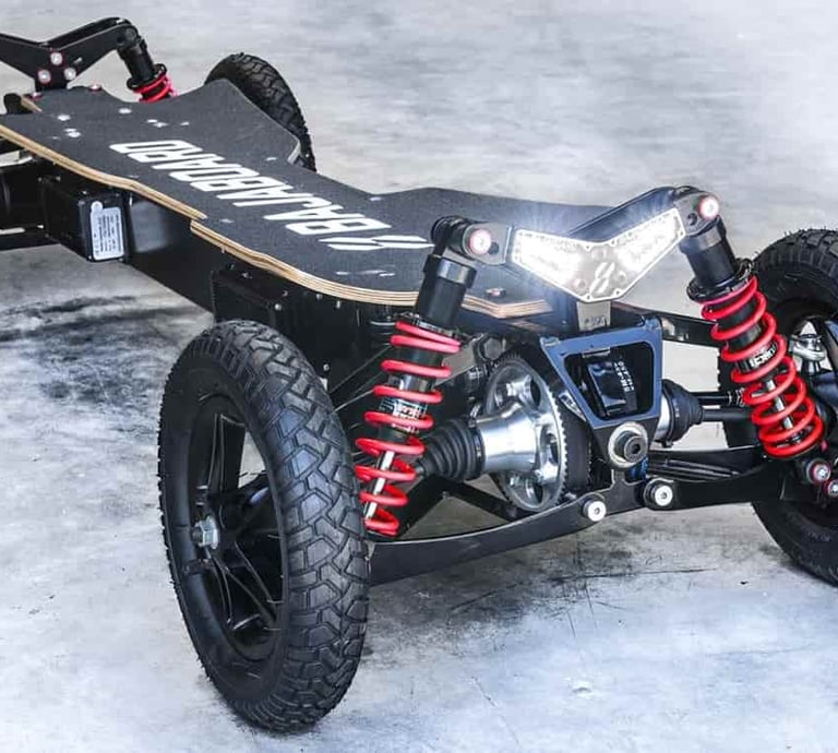 Electric mountain board with lights