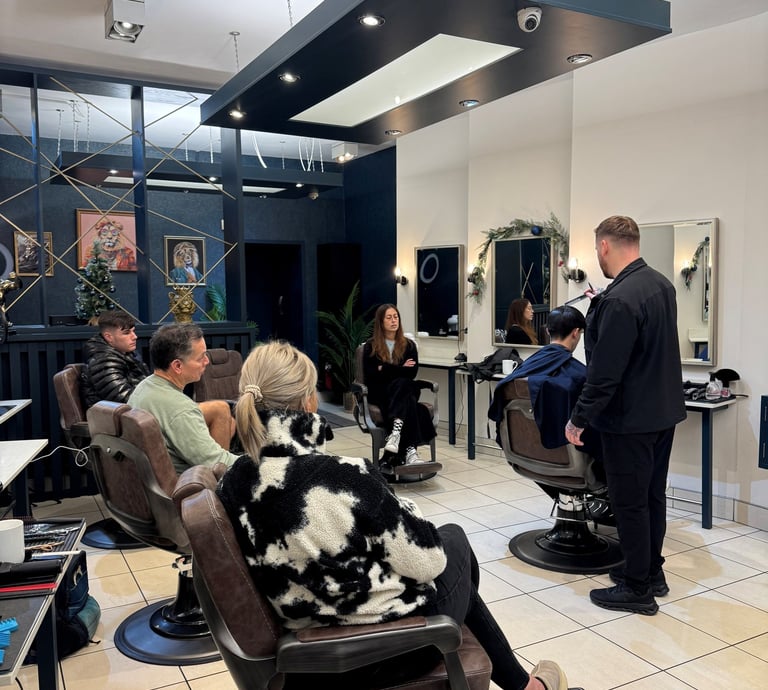 The mane crew barber academy belfast