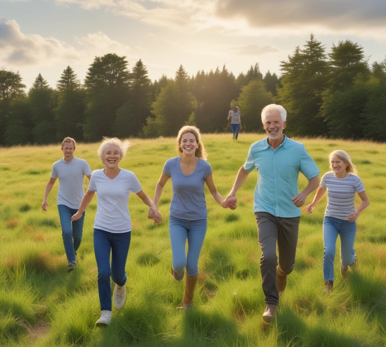 Close-up of fresh harpagophytum and uña de gato plants in a forest setting