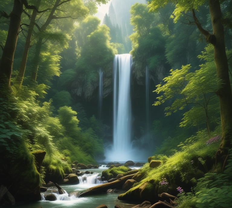 A close-up of a sleek device emitting gentle magnetic waves under soft sunlight.