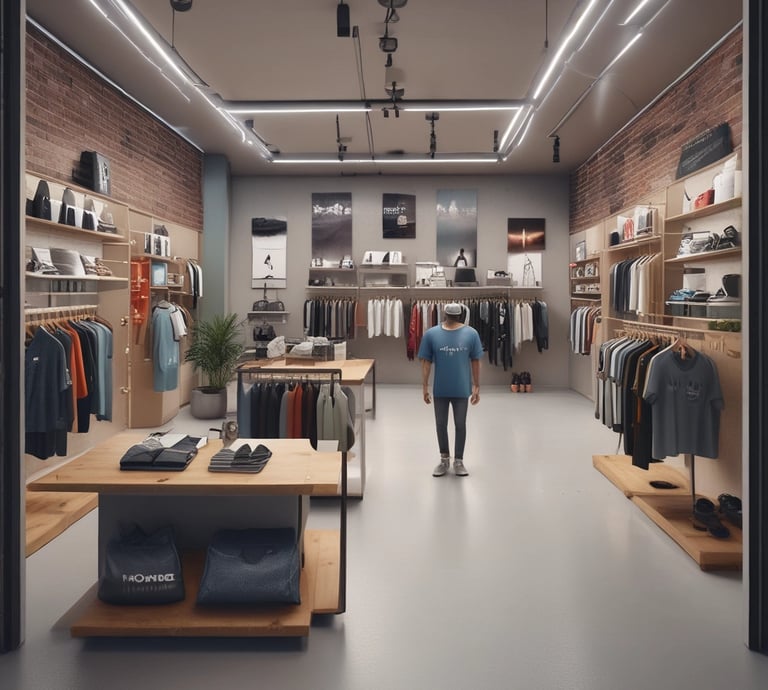 A dynamic shot of a player wearing sleek, modern padel clothing in action on the court.