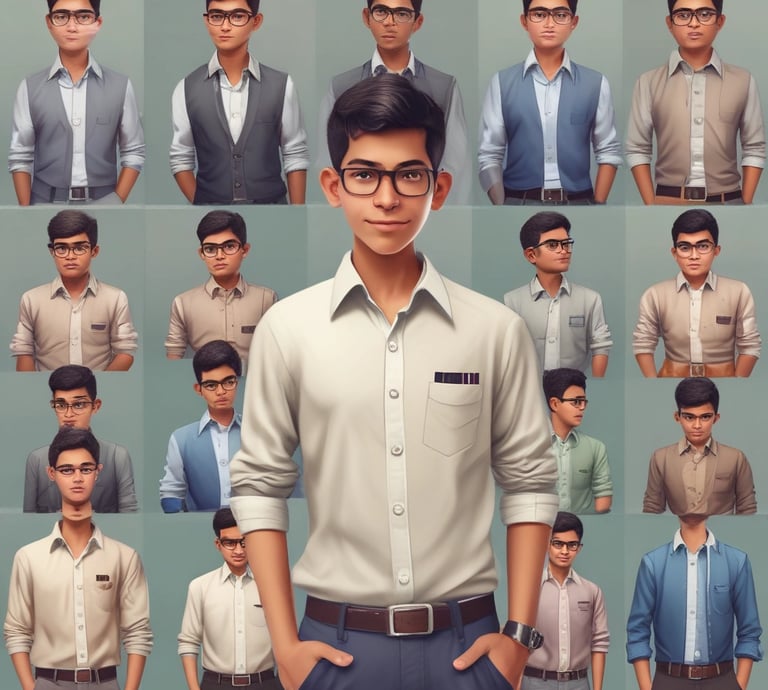 A child and parent working together on a creative DIY project at home