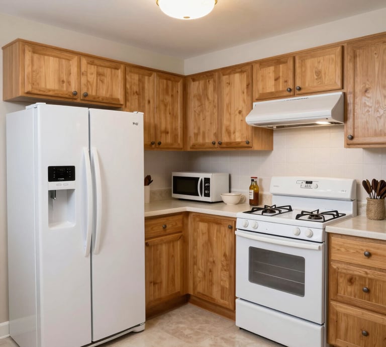 A warm, inviting storefront of Al Lam'a Al Zahabiya showcasing a variety of household goods.