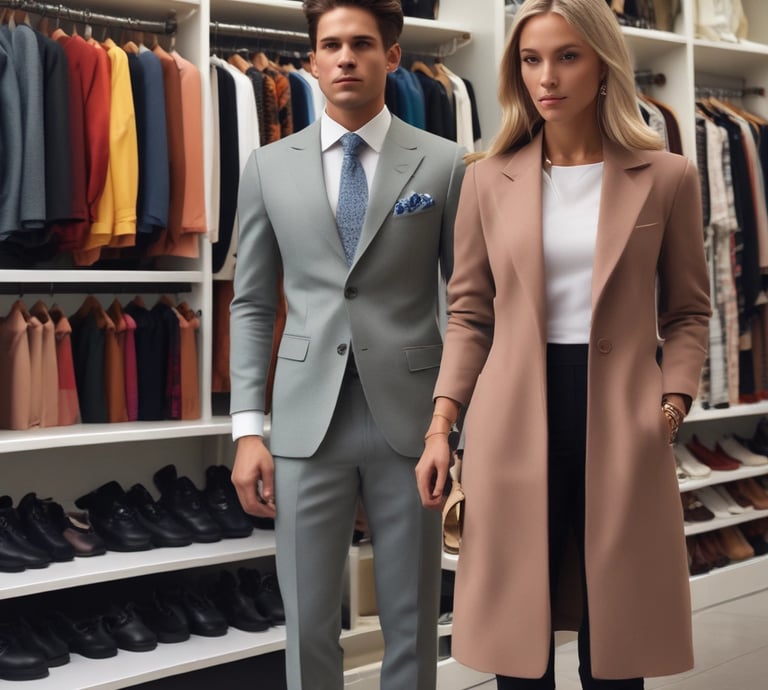 A vibrant display of traditional Yemeni clothing for men, women, and children.