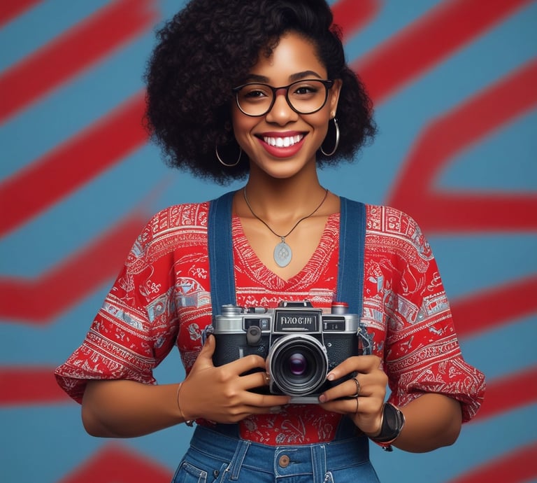 A sleek, modern studio setup with a professional entrepreneur posing confidently under soft lighting.