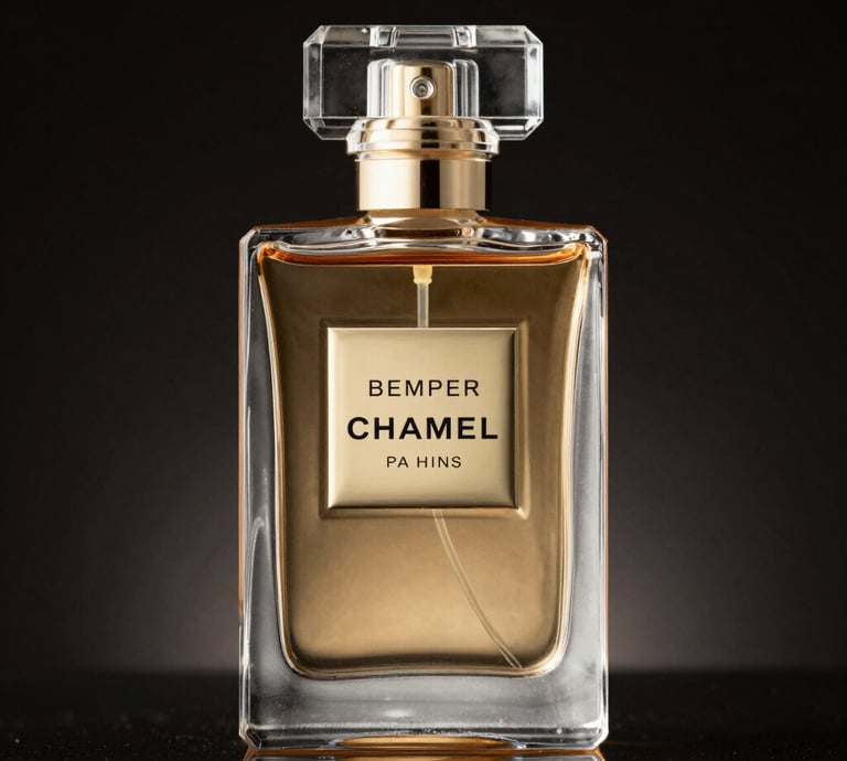 Elegant perfume bottles arranged on a vintage wooden table with soft natural light.