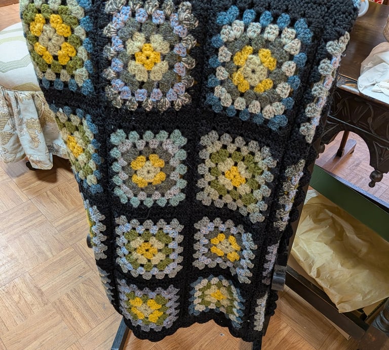 Granny square blanket